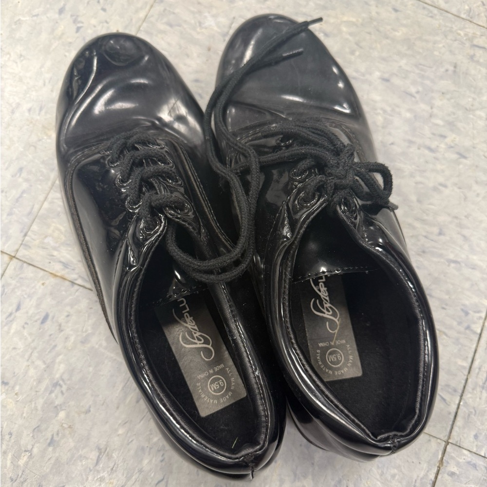 Style Plus Black Men's Marching Band Shoes, 9.5